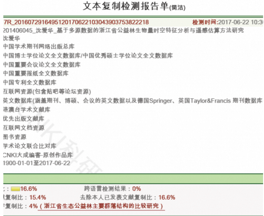 知网查重