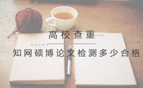 知网硕博论文检测多少合格